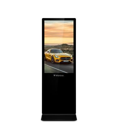 China Factory Indoor OEM ODM Customized 32 43 50 55 60 65 Inch Floor Standing Monitor Touch Screen Advertising Digital Signage for sale