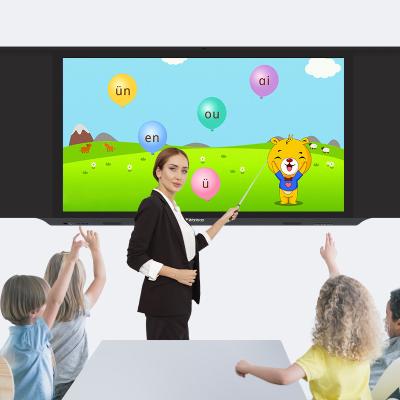 China 86 Inch Teaching Whiteboard Smart Nano Blackboard Interactive Boards For Schools for sale