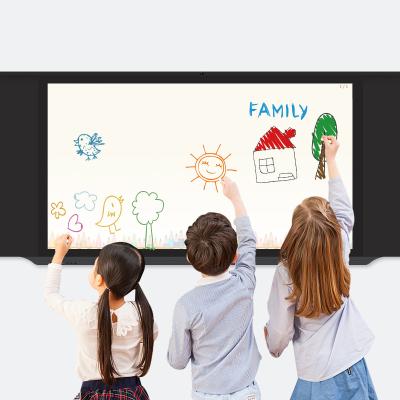 China Aluminum Frame 75 Inch Factory Hot Selling Electronic Teaching Board Interactive Whiteboard Digital Whiteboard For Classroom for sale