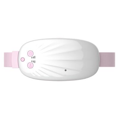 China Rechargeable Portable Electric Menstrual Pain Massager Belt Heat Warmer Pads For Girls for sale