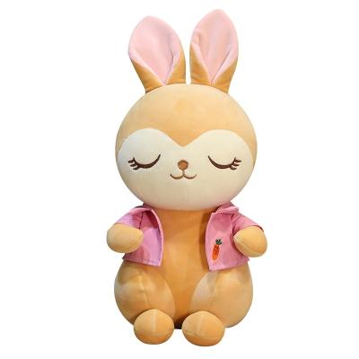 China Super Soft Customizable Animal Purple Rabbit Plush Stuffed Animal Plush Soft Toys Gift Custom Soft Toy Dolls for sale