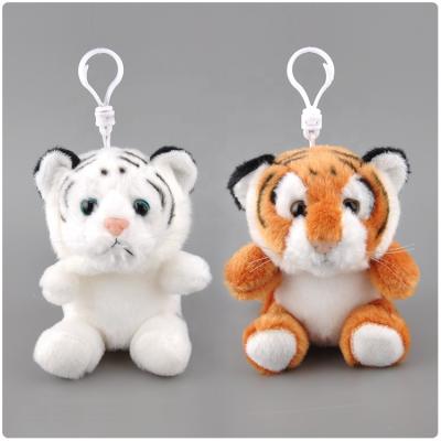 China 2021 Custom Soft Super Soft Panda Plush Key Chain Mini Tiger Plush Kawaii Stuffed Animals Key Chain Soft Toys Peluches for sale