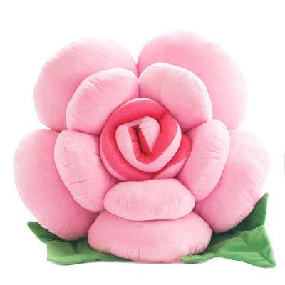 China Homeflower Super Soft Customizable Decorative Pillow Large Plush Pillow Squishy Creative Flower Rose Pillow for sale