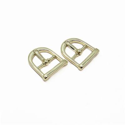 China Eco-firendly Mini Gold Release Metal Adjustable Pin Shoe Buckle Shoe Metal Buckles for sale