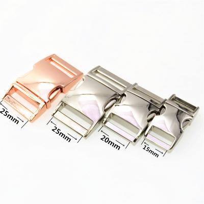 China Wholesale Metal Buckle Metal Version Quick Side Buckle With 4 Colors Quick Release Side Buckle for sale