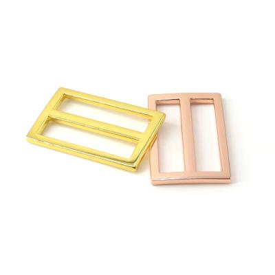 China Luggage Factory Price Nickel Free Custom Waist Square Adjuster Buckle Slide Strap Buckles For Handbags for sale