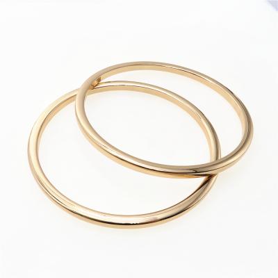 China Eco-firendly O Rings Accessories Custom High Quality Metal Light Gold O Ring For Bag for sale