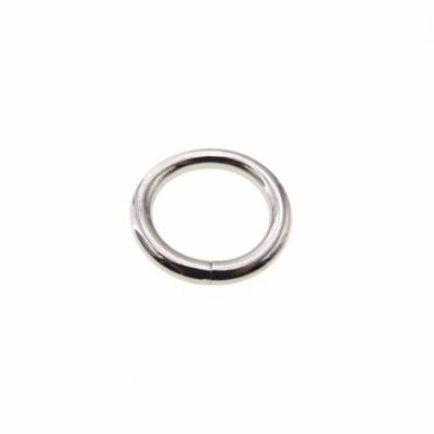 China Eco-firendly 25mm Metal Silver Round O Ring Closed Loop For Bag Parts Iron O Ring For Dog Accessories for sale