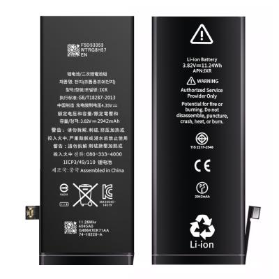 China Original standard cell phone cell phone battery rechargeable phone batteries for iphone xr 2942 mah battery for sale