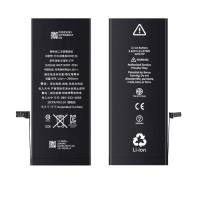 China Mobile phone 2960mAh 100% pure zero cycle cobalt polymer lithium ion battery for iphone 7 plus battery for sale