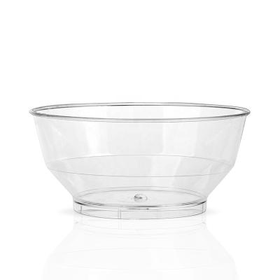 China 120ml Food Grade Disposable Wholesale Disposable Plastic Mini Transparent Salad Bowl for sale