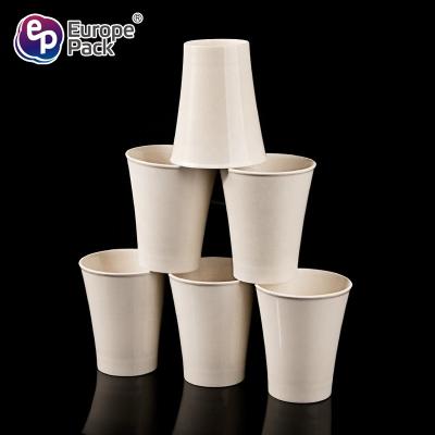 China New Arrival Degradable Tableware 300ml Bamboo Fiber Reusable Cup for sale