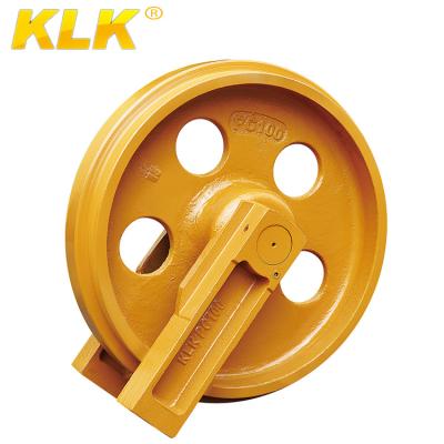 China Building Material Stores Factory Supply High Hardness PC100 Komatsu Excavator Wear Resistant Front Idler for sale