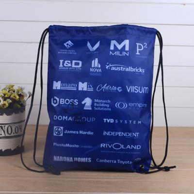 China Promotional Bag Premium Quality Drawstring Backpack Gym Bag For Adults And Kids for sale