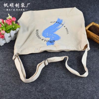 China Wholesale Promotional Reused Canvas Handled Tote Bag Custom Print for sale