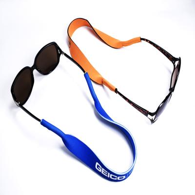 China Wholesale High Quality ECO-friednly Glasses Fashion Safety Flat Belt Lanyard Floating Belt Glasses Belt Glasses for sale