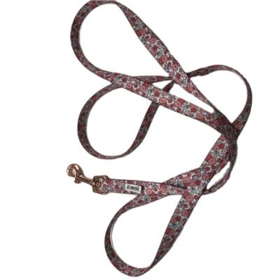 China Eco-Friendly Custom Printed Custom Hardnesses Nylon Dog Collar Collar Walking Leash Pets Accessories Leash for sale