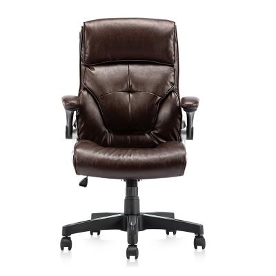 China 280LBS Nice Adjustable Luxurious Office Chair Sturdy Thick Padded Leather Cushion (Height) Gaming Chair With Lift And Tilt Function for sale