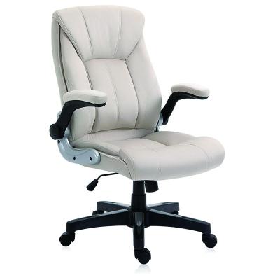 China Wholesale Manufacturer Ergonomic Desk Chair Beige Fabric Office Chair (Height) Adjustable With Adjustable Arms For Women for sale