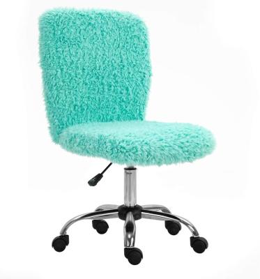 China Nice Task Chair Comfortable Cute Office Chair (Size) Adjustable Soft Plush Chair Good Condition Height Adjustable for Girl's Bedroom Office for sale