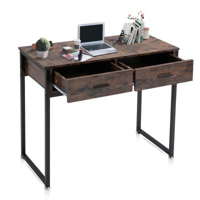 China (Size) Yamasoro Retro Computer Adjustable Single Table Writing Study Desk with Drawer for Home Office Workstation Scrivania for sale