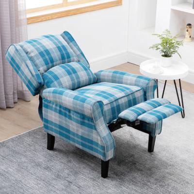 China Lazy Single Sofa Recliner Armchair Lounge Sofa Stretch Modern Fabric Leisure Sofa for sale