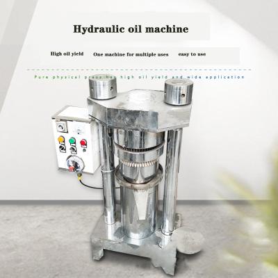 China Low Power Consumption Factory Price Sesame Edible Peanut Almond Oil Wholesale Small Hydraulic Cold Pressers Small Oil Making Machine for sale