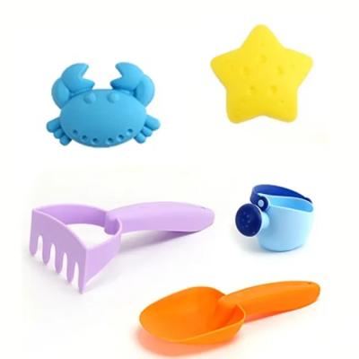 China Kids Summer Play Toy Wholesale Colorful Water Play Beach Sand Bucket Shovel Set Toy for sale