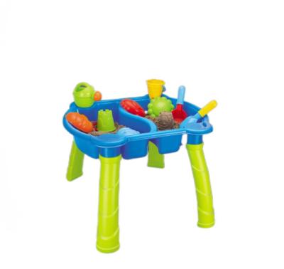 China 14-Piece Beach Water and Sand Play Table Set Summer Toys Children's Water Table HG-604 for sale