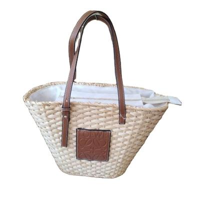 China Lady New corn-husk hand knitted handbags for women for sale