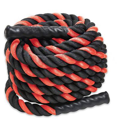 China Bodybuilding Fitness Battle Exercise Training Heavy Rope For Strength Training Cardio Workout With Anchor for sale