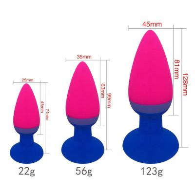 China Rechargeable Silicone Vibrator Sex Supplies Anal Plug Expansion Sex Toys For Women Flirting Safety Silica Gel Anal Plug for sale