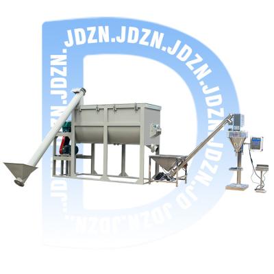 China Blue Detergent Powder Making Machine with Mixing Function and Additional Capabilities for sale