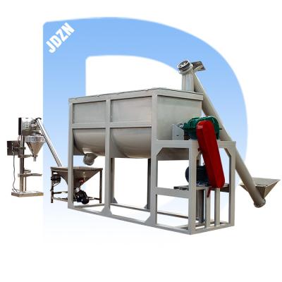 China 2.8*0.9*1.6m White Horizontal Feed Powder Mixer Machine for Animal Feed Mixing for sale