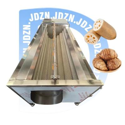 China Commercial electric potato peeler machine With Low Price fruit vegetable potato washing cleaning line machine for sale