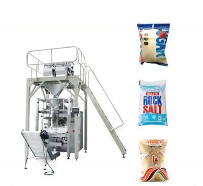 China 1kg 5kg 10kg 15kg 20kg large bag rice / grain /sugar / powder / flour packing machine with 2 head weigher for sale