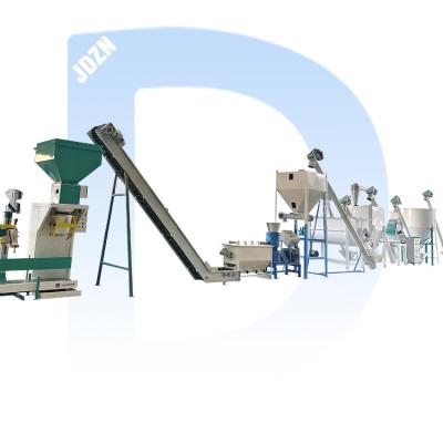 China cat feed pallet making machine animal feed pellet production line pelletizer machine for poultry feeds for sale