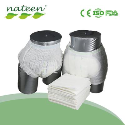 China Printed disposable pants incontinence adult products for the elderly for sale