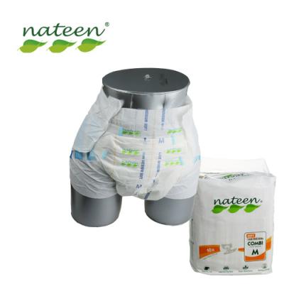 China Quanzhou Printed Soft Breathable Natural Adult Diapers for sale