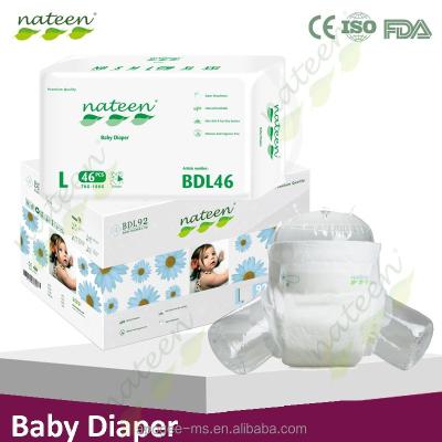 China AAA Quality Baby Adult Diaper Baby Plain Weave Disposable Diapers Made in China for sale