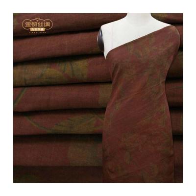 China Stain Resistant Manufacturers Favor Price Chinese Mulberry Silk Cloud Yarn Fabric 114cm Fragrant 100% Skin Care for sale