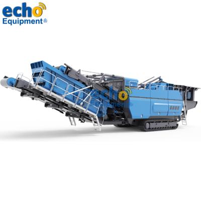 China Mobile Quarry Echo Impact Crusher With High Capacity To Crush Nature Stone for sale