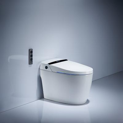 China High Quality Toilet Seat Adults Toilet China Hotel Porcelain Automatic One-piece Bathroom Toilets Double-flow Automatic for sale