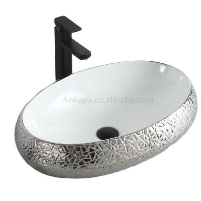 China Marble Stone Bathroom Sink Manufacture Supply Modern Wholesale Wash Basin Over Counter Fancy Washhand for sale