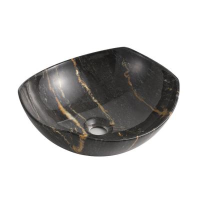 China Modern Home Hotel Bathroom Marble Sink Ceramic Color Art Hand Wash Above Counter Basin for sale