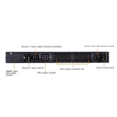 Китай Emerson Liebert STS UF-LTS16-1P Автоматический переключатель 16A 230V C19 Сетевой тип продается