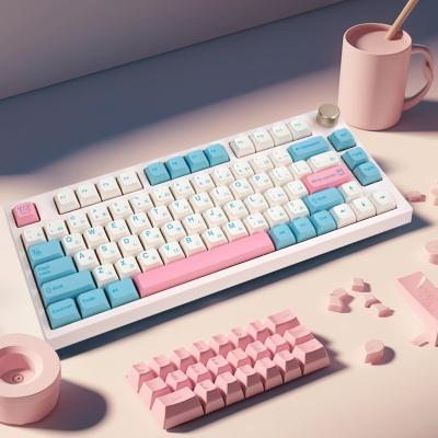 China Mechanical MATHEW TECH MK80 Max 75%  Mechanical Keyboard Hot-swappable 3-mode Bluetooth 5.0/Wireless 2.4G/Wired RGB Multi-Language for sale