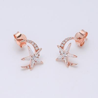 China Other Wholesale Unique Opal Stone Earrings Sterling Silver Earring for sale