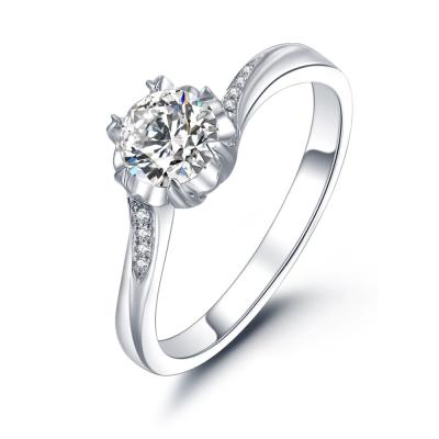 China CLASSIC Diamond Engagement Ring Design Custom for sale