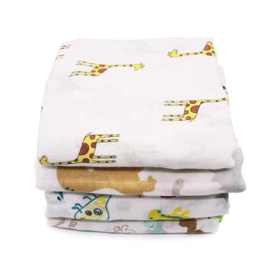 China Anti-Static Bamboo Cotton Muslin Baby Wraps Muslin Blanket Extra Soft Infant Wrap Receiving Blankets Wholesale for sale